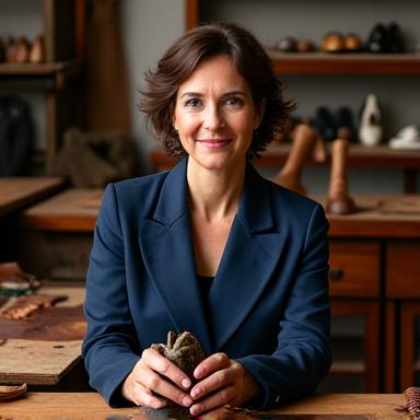 Ritratto di Eleonora Bianchi, maestra calzolaia.