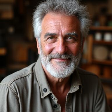 Ritratto di Giuseppe Rossi, maestro tornitore.